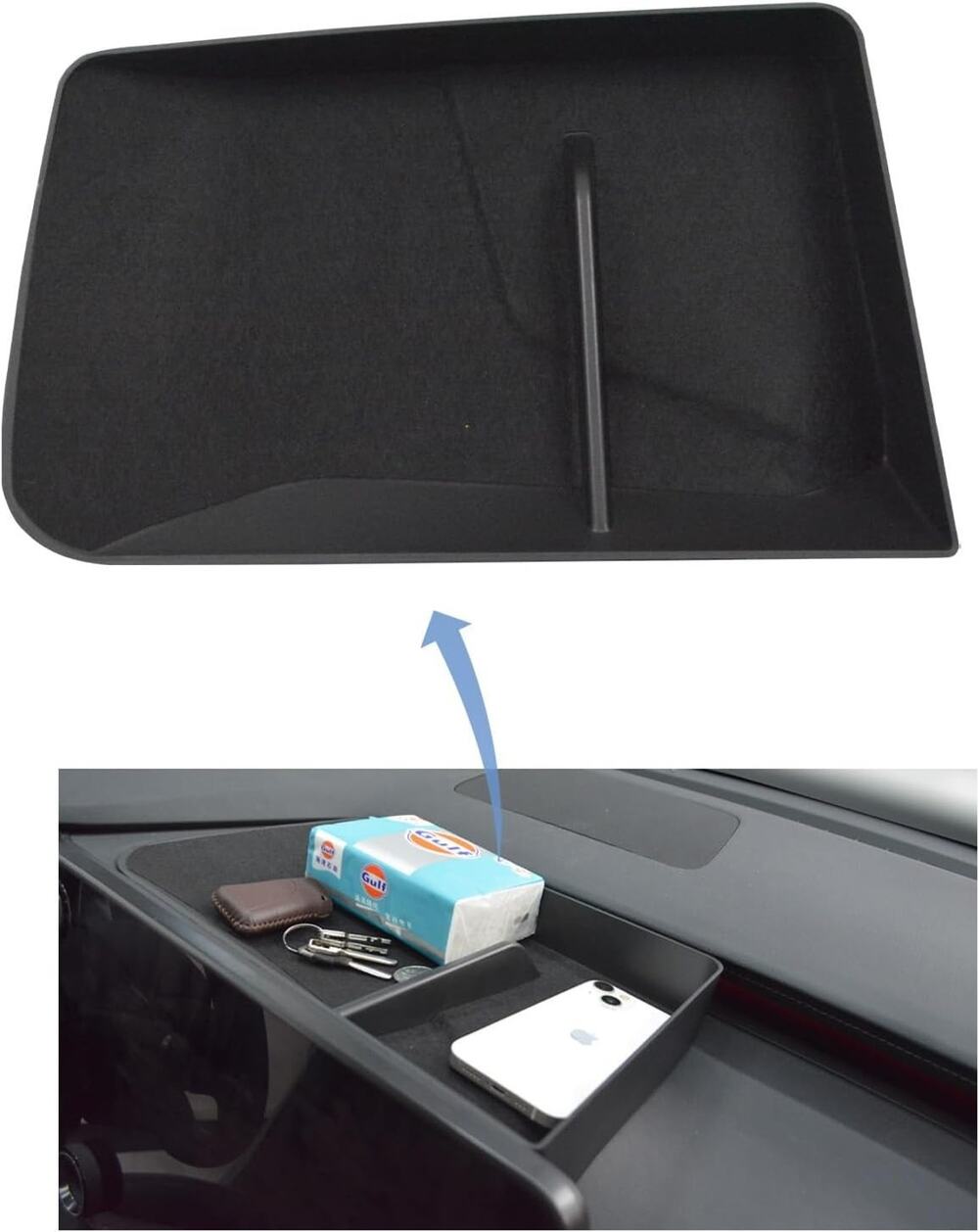Interior Center Console Dashboard Organizer Storage for 23 Lexus RX 350 450 500h